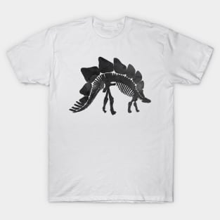 Stegosaurus - Dinosaur Skeleton T-Shirt